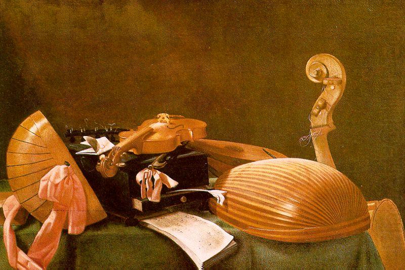 Still Life of Musical Instruments, Evaristo Baschenis